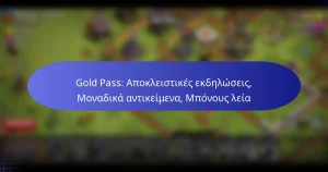 Read more about the article Gold Pass: Αποκλειστικές εκδηλώσεις, Μοναδικά αντικείμενα, Μπόνους λεία