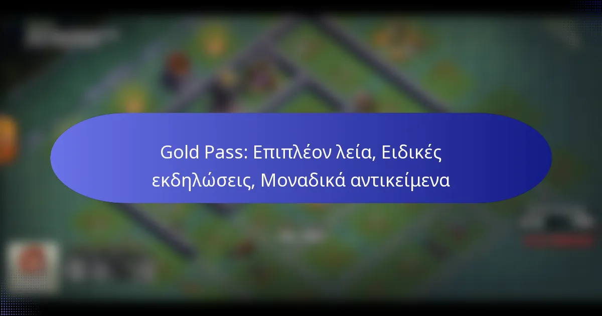 Read more about the article Gold Pass: Επιπλέον λεία, Ειδικές εκδηλώσεις, Μοναδικά αντικείμενα