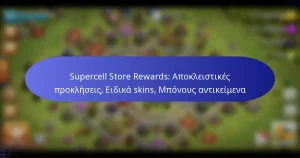 Read more about the article Supercell Store Rewards: Αποκλειστικές προκλήσεις, Ειδικά skins, Μπόνους αντικείμενα